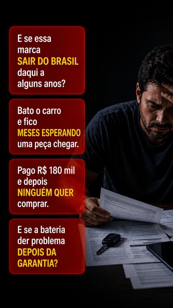 Pensamentos de quem vai comprar um carro chinês